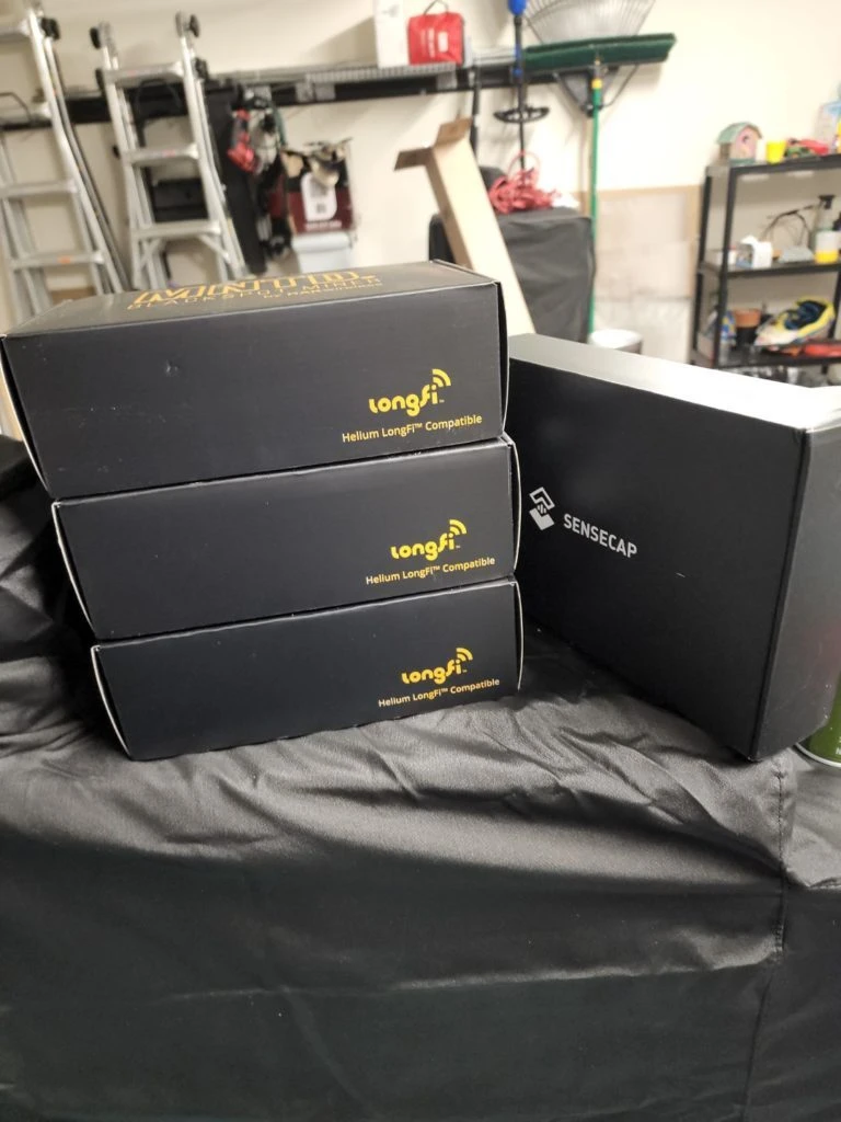 Helium Miners In Box